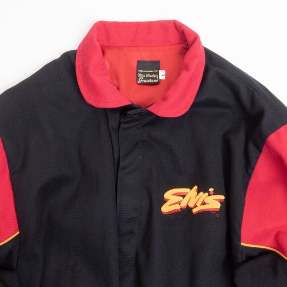Elvis Presley Varsity Jacket Graceland Exclusive Authentic TCB Made in USA Large - Picture 3 of 13